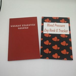 One Blood Pressure Journal and one Diabetes Record Journal